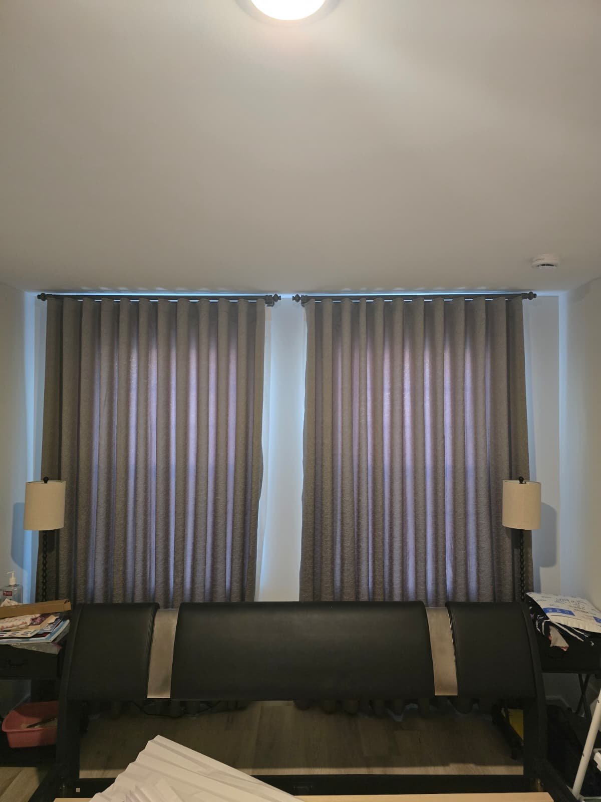 Customer Curtain Installation